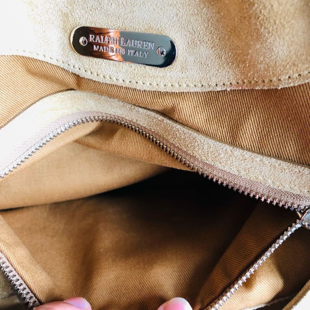 Ralph Lauren Suede Hobo Handbag - Picture 12 of 16